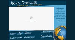 Desktop Screenshot of julien-derozier.com