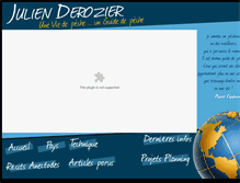 Tablet Screenshot of julien-derozier.com